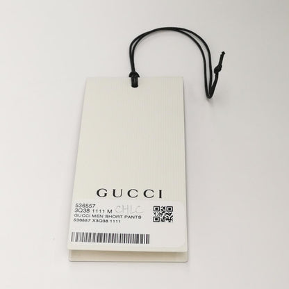 Gucci Cotton Letter Logo Drawstring Shorts M