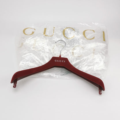 Gucci GG Monogram Silk Lapel Collar Long-Sleeve Shirt
