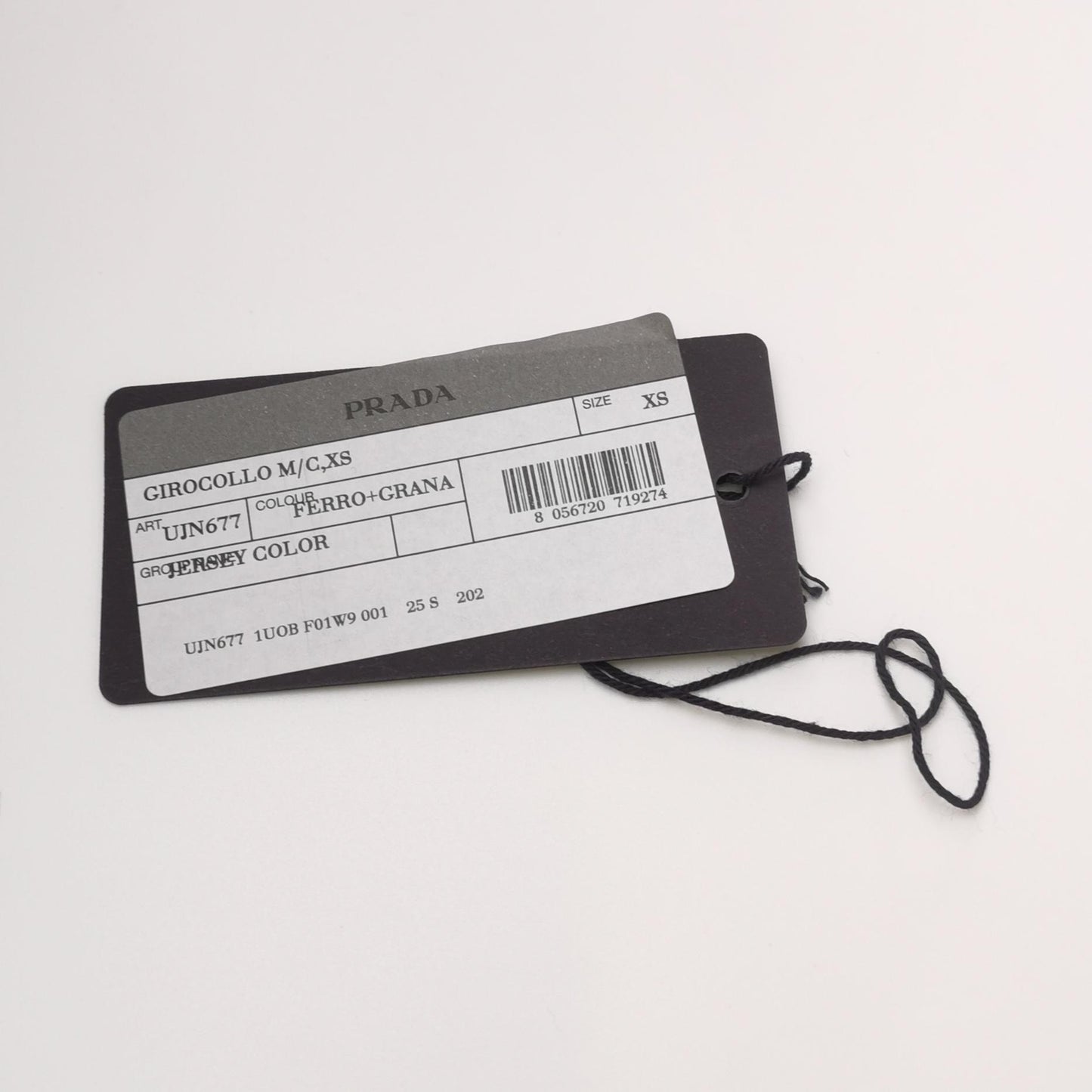 Prada XS Cotton Letter Logo T-Shirt