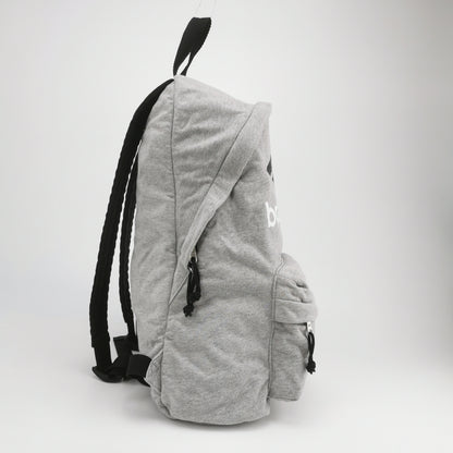 Balenciaga Explorer Gray Logo Leather Backpack