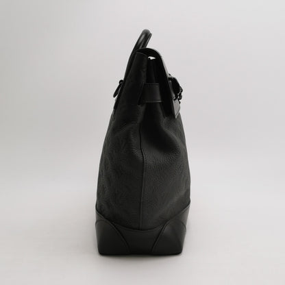 Louis Vuitton Steamer Black Embossed Crossbody Bag