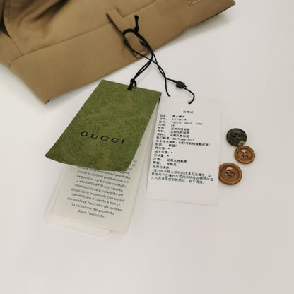 Like- Gucci Wool Solid Beige Trousers XS