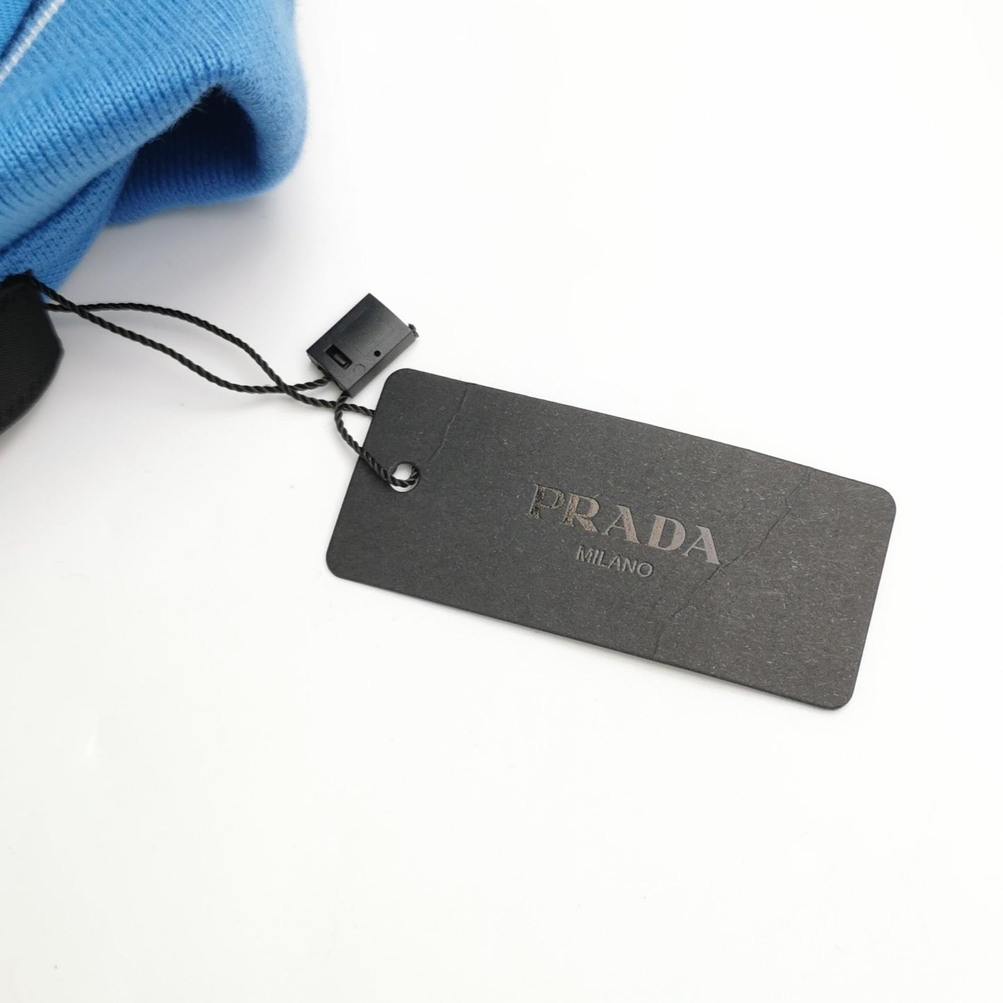 Prada S Size Cotton Logo Collar Polo Shirt