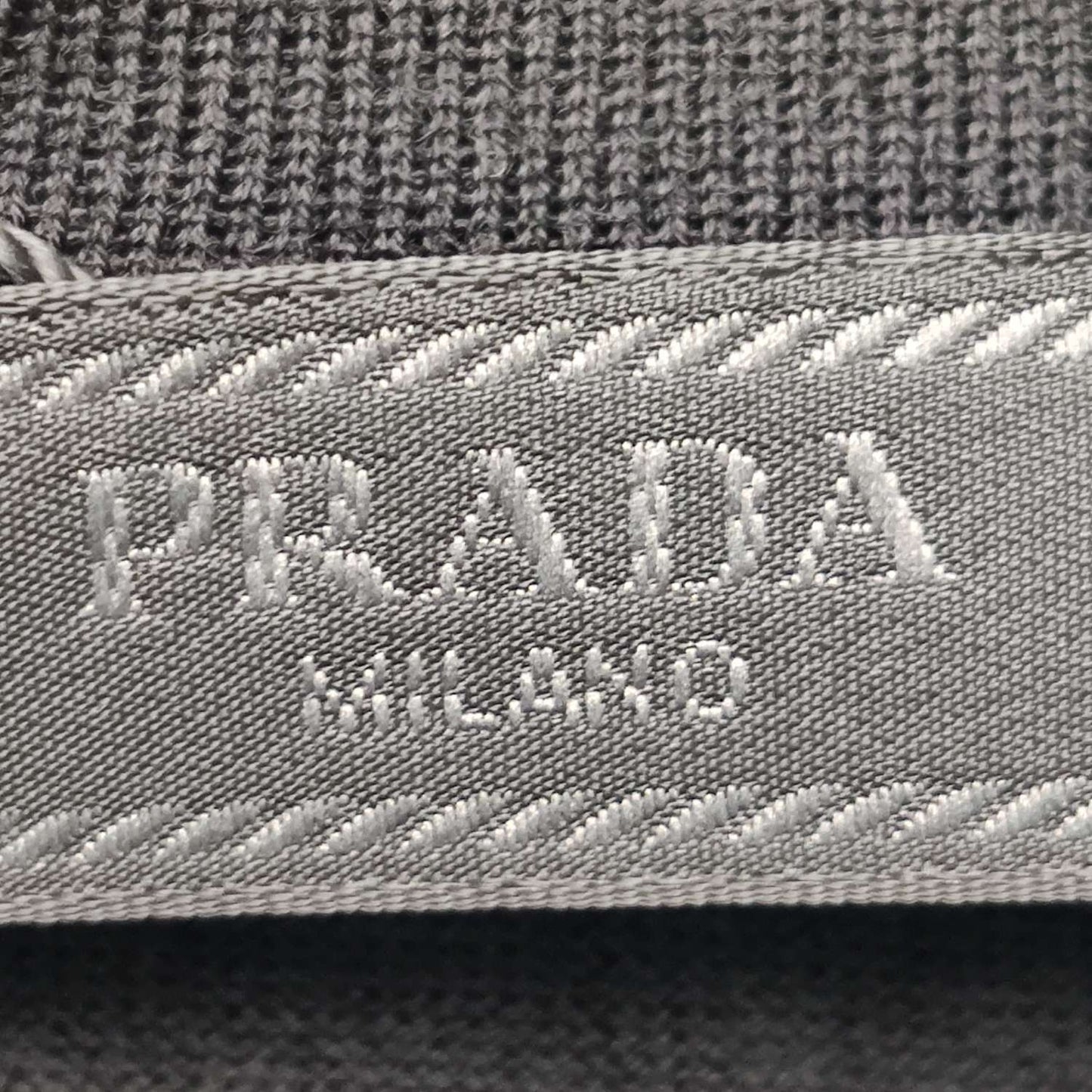 Prada Wool Solid V-Neck Sweater Size L
