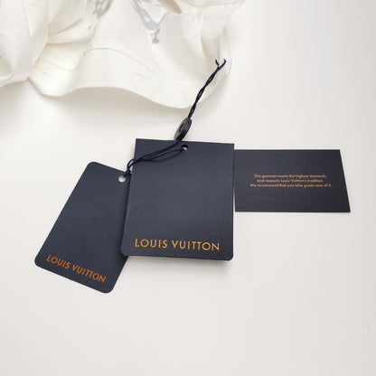 Louis Vuitton S Size Cotton Logo Long Sleeve Shirt