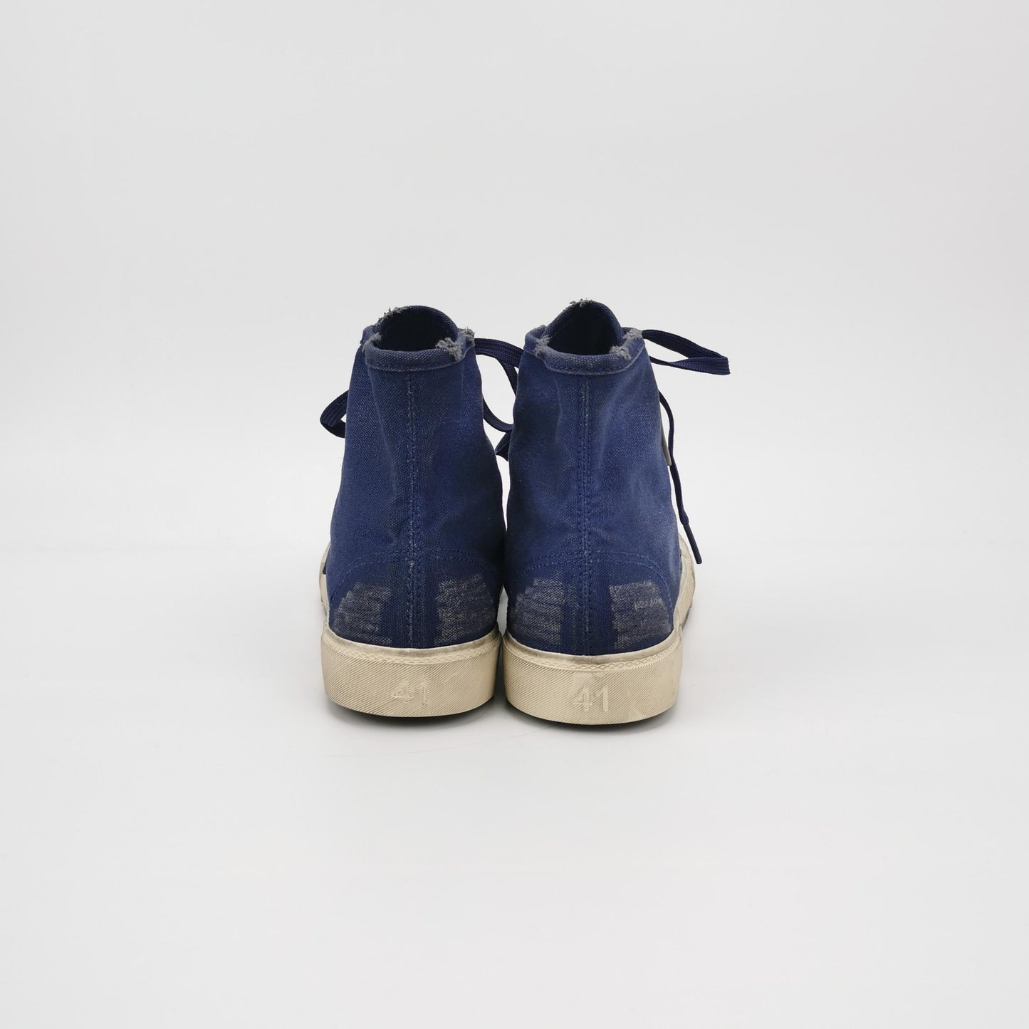 Balenciaga Distressed Canvas High-Top Casual Shoes 41