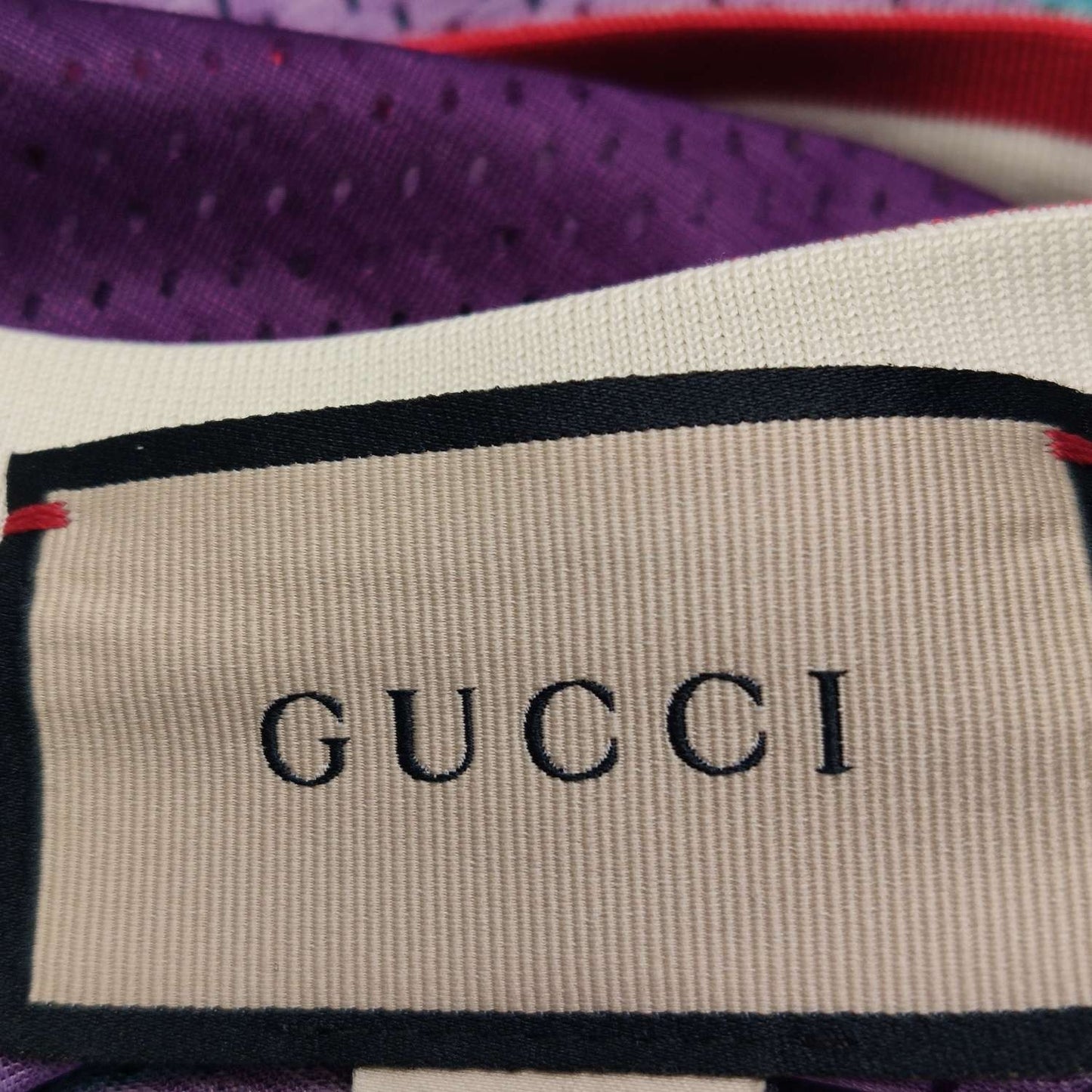 Gucci Colorblock Double G Logo Crew Neck T-Shirt M