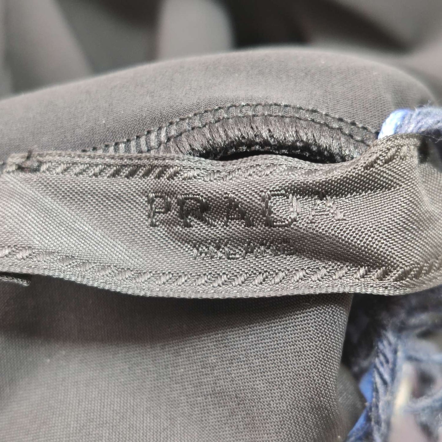 Prada M Solid Black Turtleneck Top