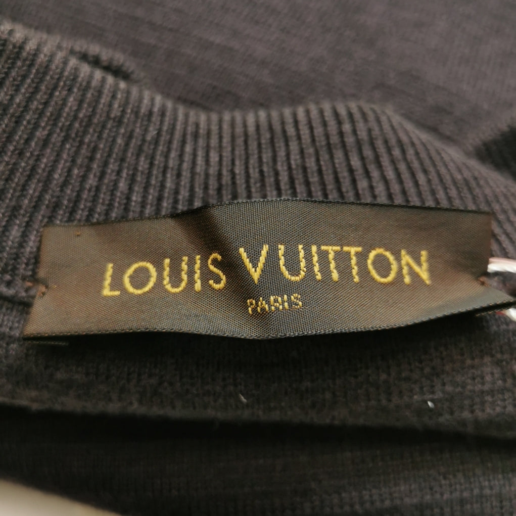 Louis Vuitton L Size Color Block Logo Sweater