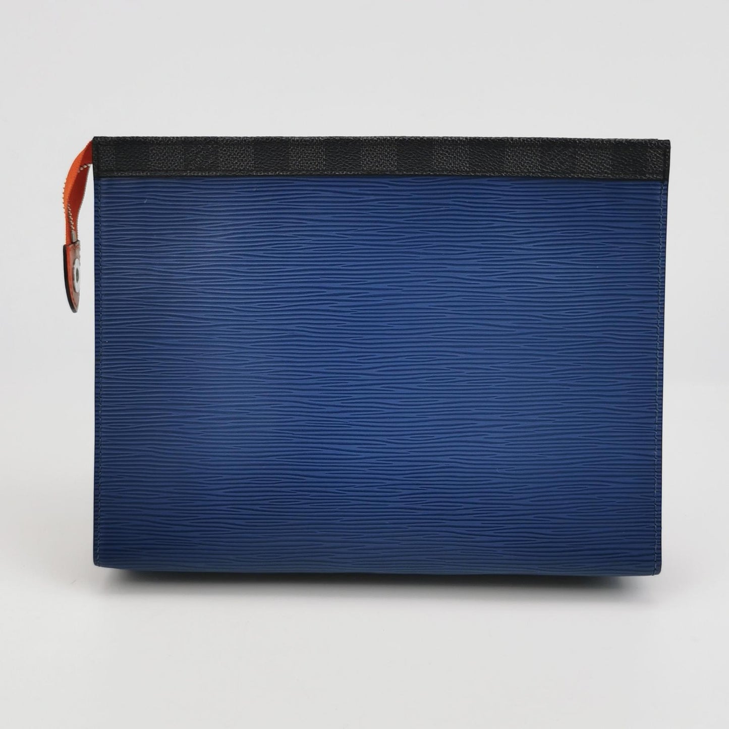 Louis Vuitton Pochette Voyage Medium Blue Epi Clutch