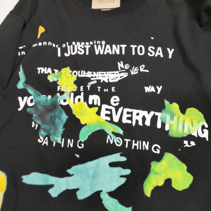 Gucci S Cotton Color-Block Letter Graphic T-Shirt
