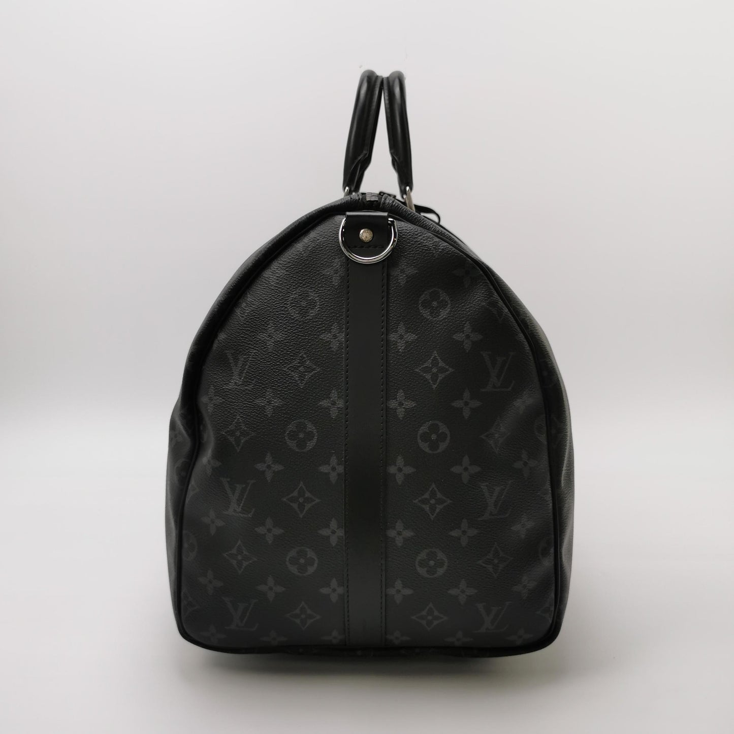 Louis Vuitton Keepall 55 Monogram Leather Duffle Bag