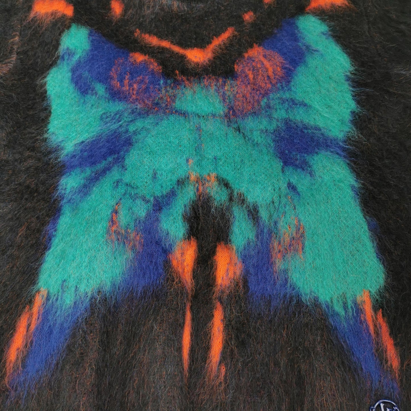 Louis Vuitton Mohair Butterfly Print Crewneck Sweater