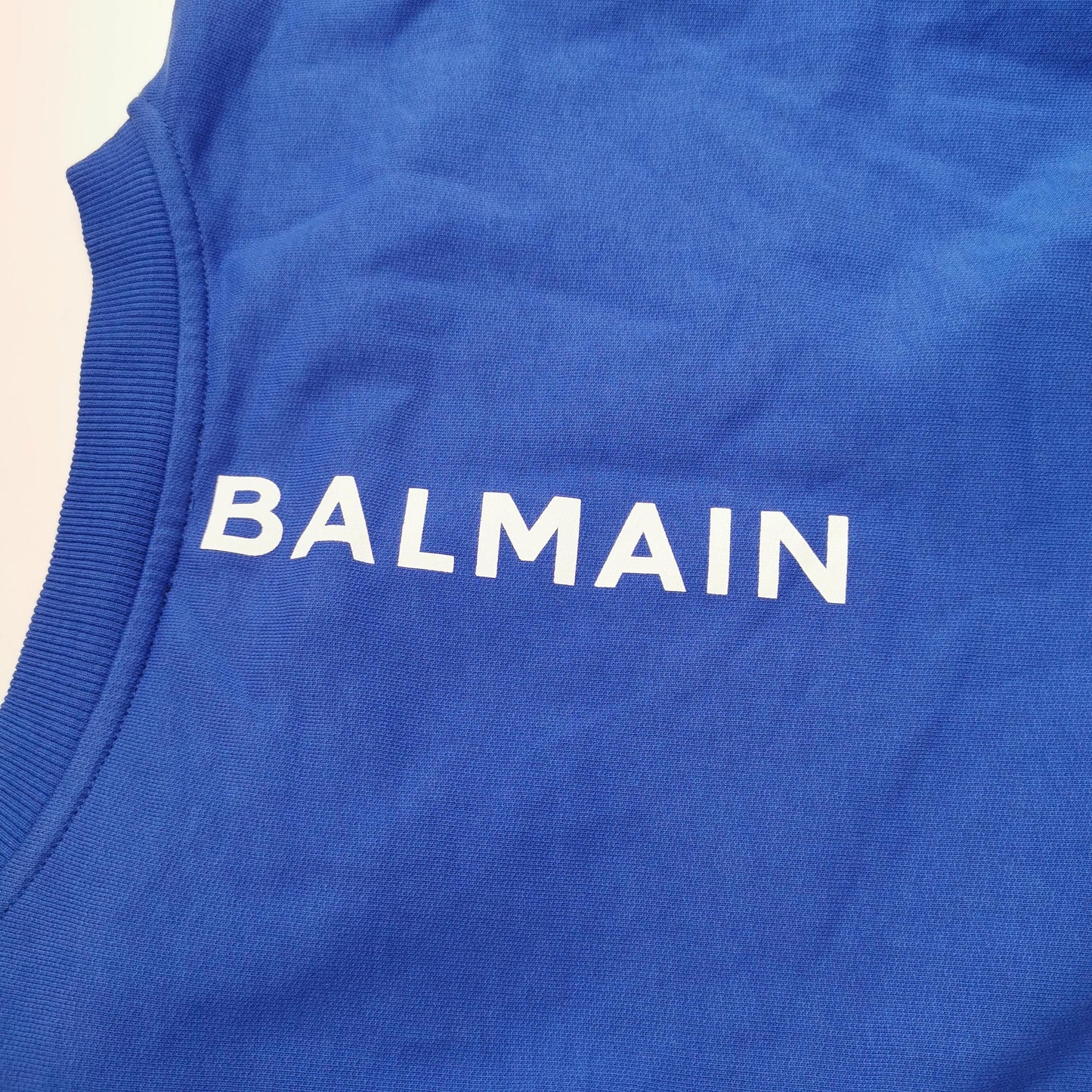 Lanvin XS Cotton Logo Crewneck Long-Sleeve Sweatshirt