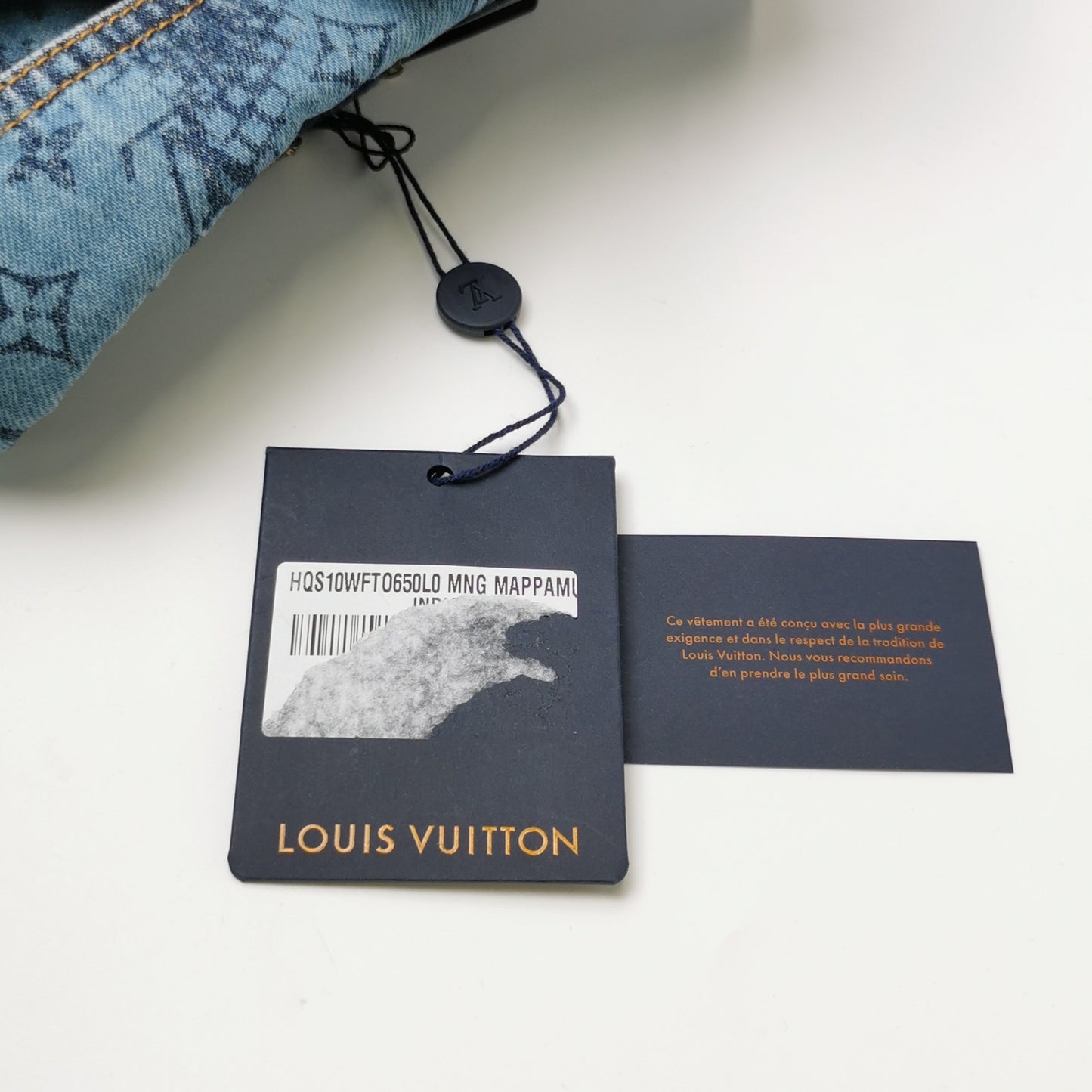 Louis Vuitton Monogram Denim Short-Sleeve Shirt