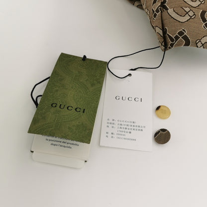 Gucci Horsebit Pattern Cotton-Wool Blend Trousers