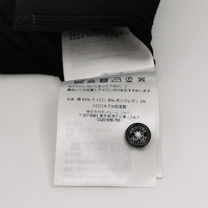 Moncler XL Cotton Solid Lapel Long-Sleeve Knit
