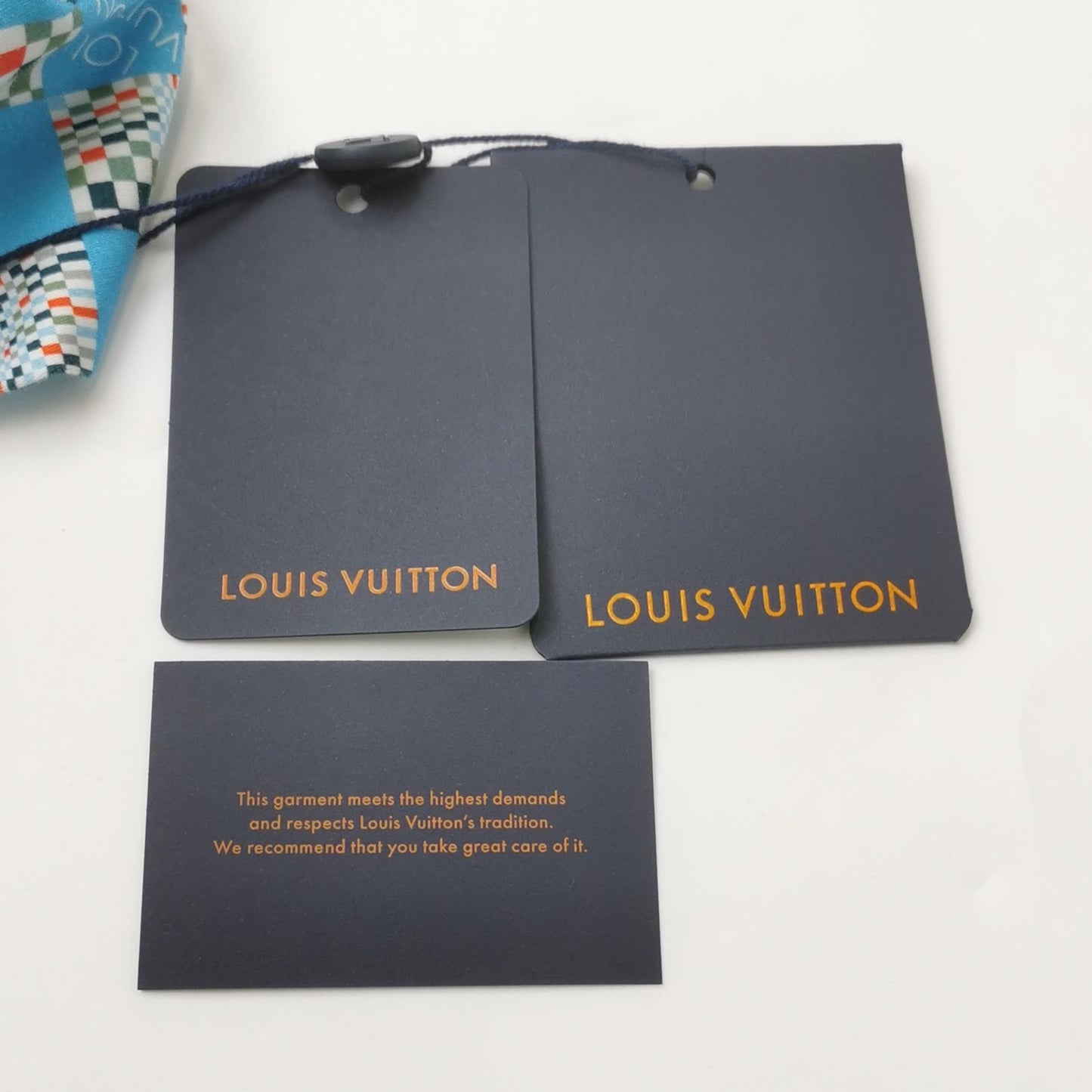 Louis Vuitton Blue Checkered Short-Sleeve Shirt M