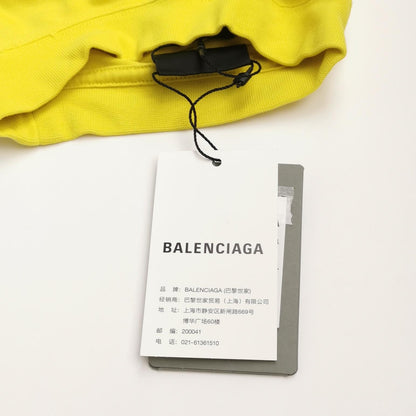 Balenciaga Yellow Flame Logo T-Shirt L