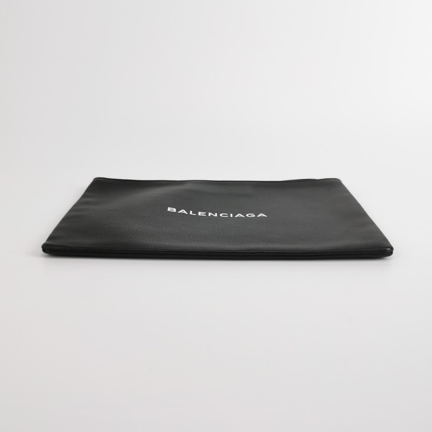 Balenciaga Everyday Leather Logo Clutch