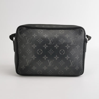 Louis Vuitton Outdoor Leather Zip Reporter Crossbody