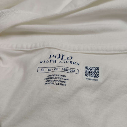 Polo Ralph Lauren White Crew Neck Cotton T-Shirt XL