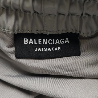 Balenciaga XS Solid Letter Logo Shorts
