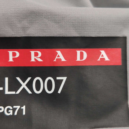 Prada Logo Gray Trousers XL (54) Like