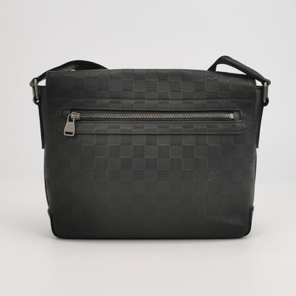 Louis Vuitton District Checkerboard Leather Crossbody Bag