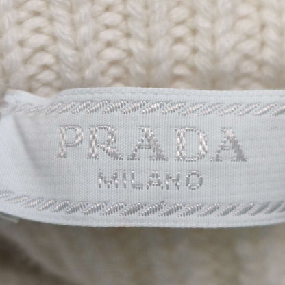 Prada Cream Logo Striped Sweater L/50