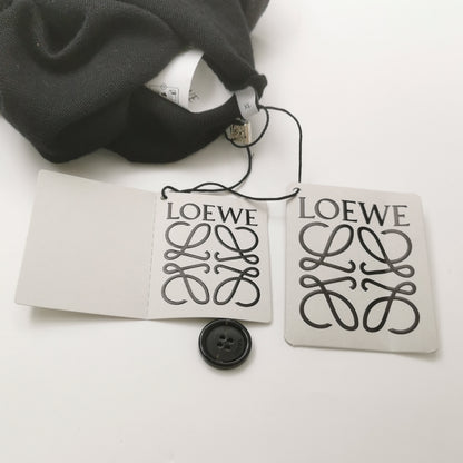 Loewe XL Wool V-Neck Single-Breasted Cardigan