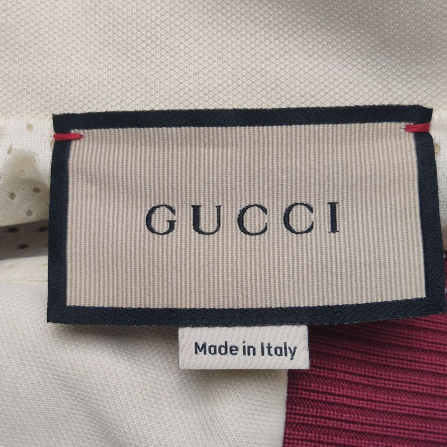 Gucci Colorblock Logo Zip Collar Jacket S
