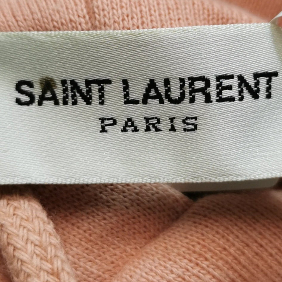 Saint Laurent XS Cotton Pink Hoodie