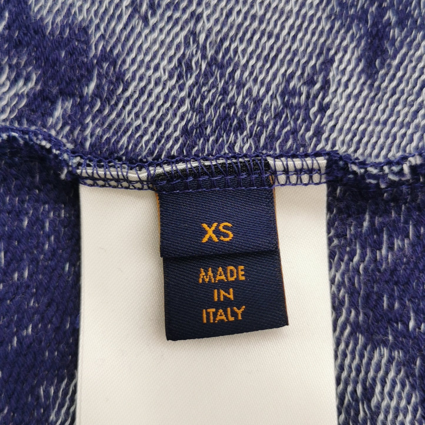 Louis Vuitton Monogram Scarf Print Tie-Dye Short-Sleeve Hoodie XS