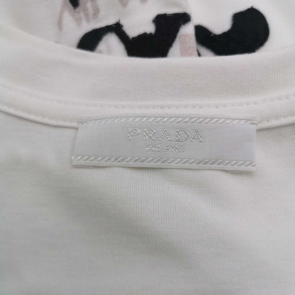 Prada Cotton Logo Crewneck T-Shirt Size M