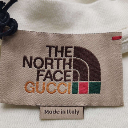The North Face x Gucci Logo Print Cream T-Shirt