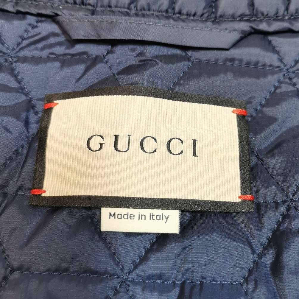 Gucci S Size Quilted Jacket with GG Monogram