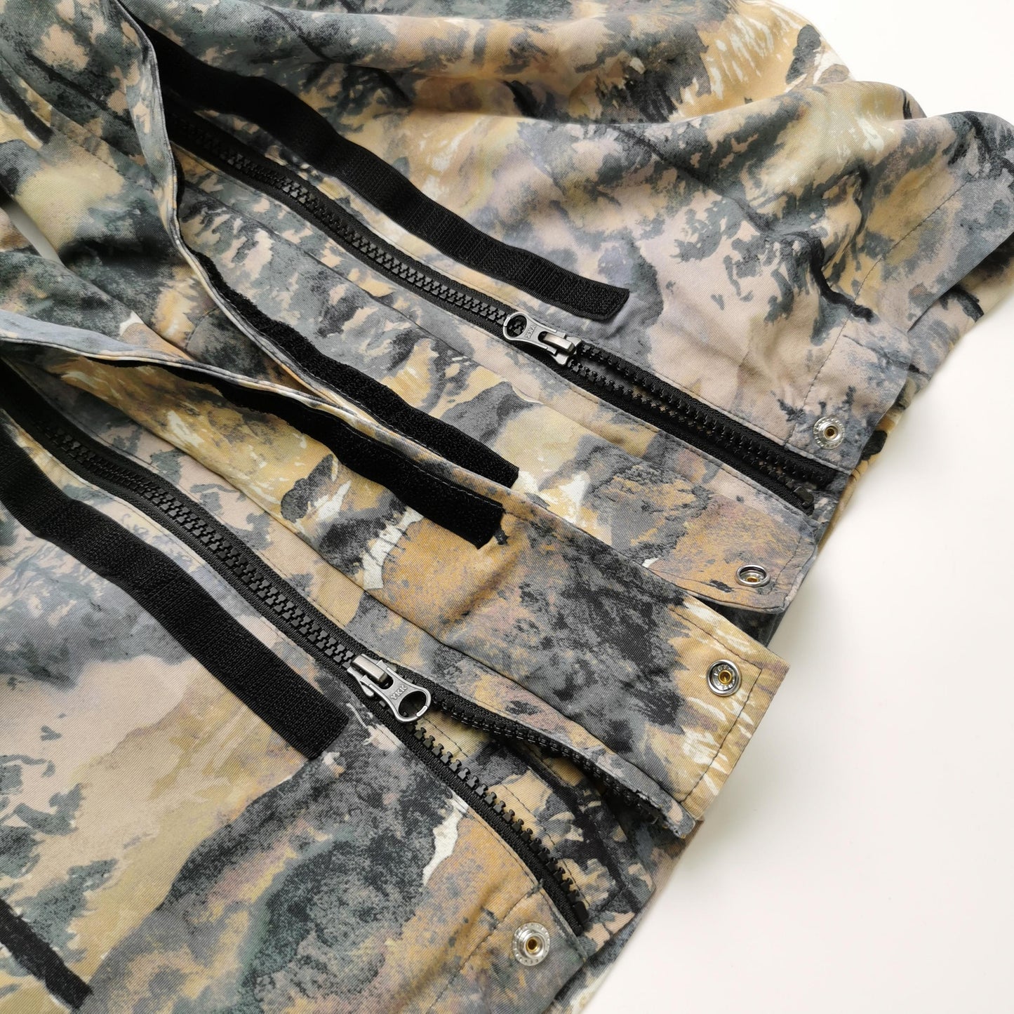 Gucci x The North Face Camo Suspender Overalls
