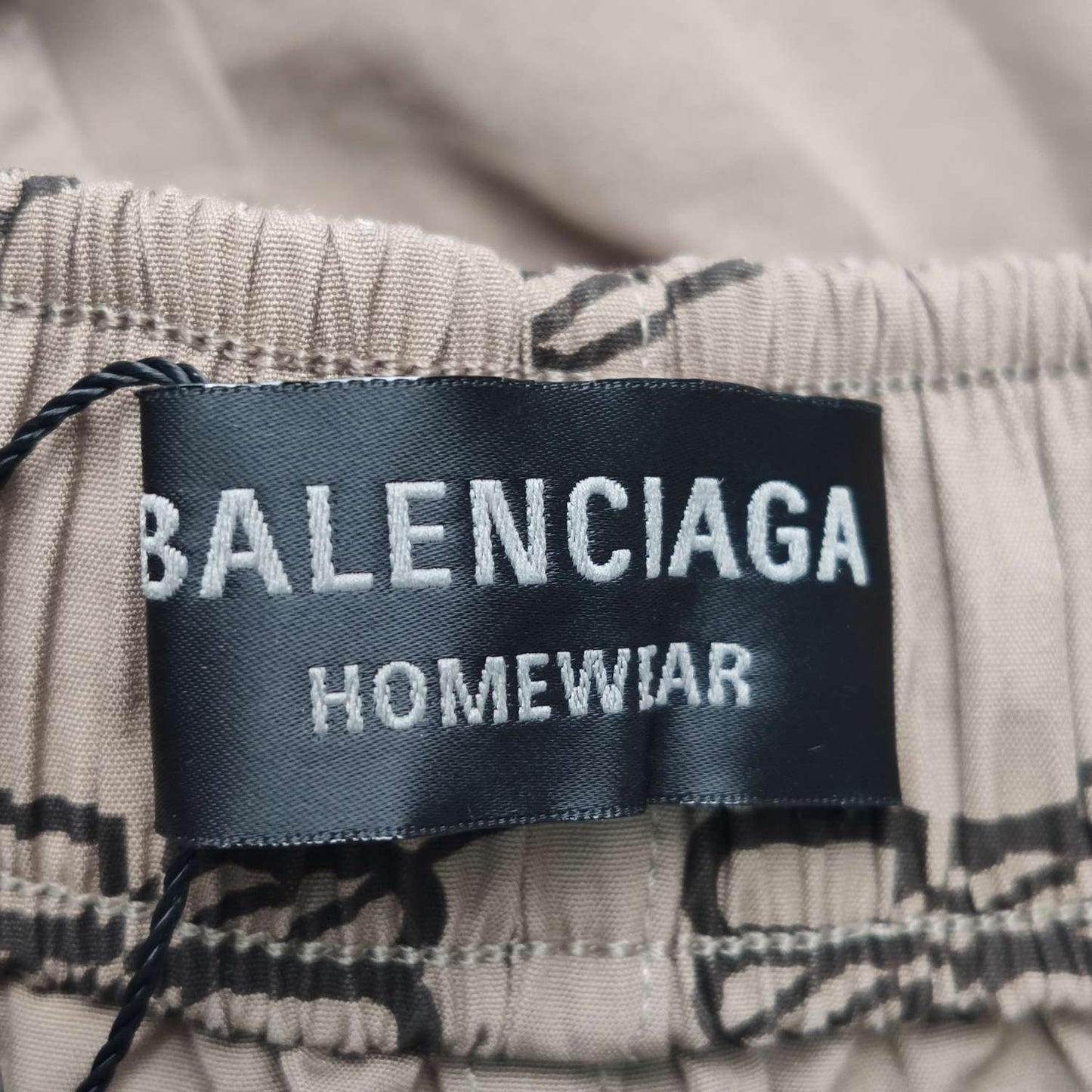 Balenciaga Cotton Logo Print Shorts XS