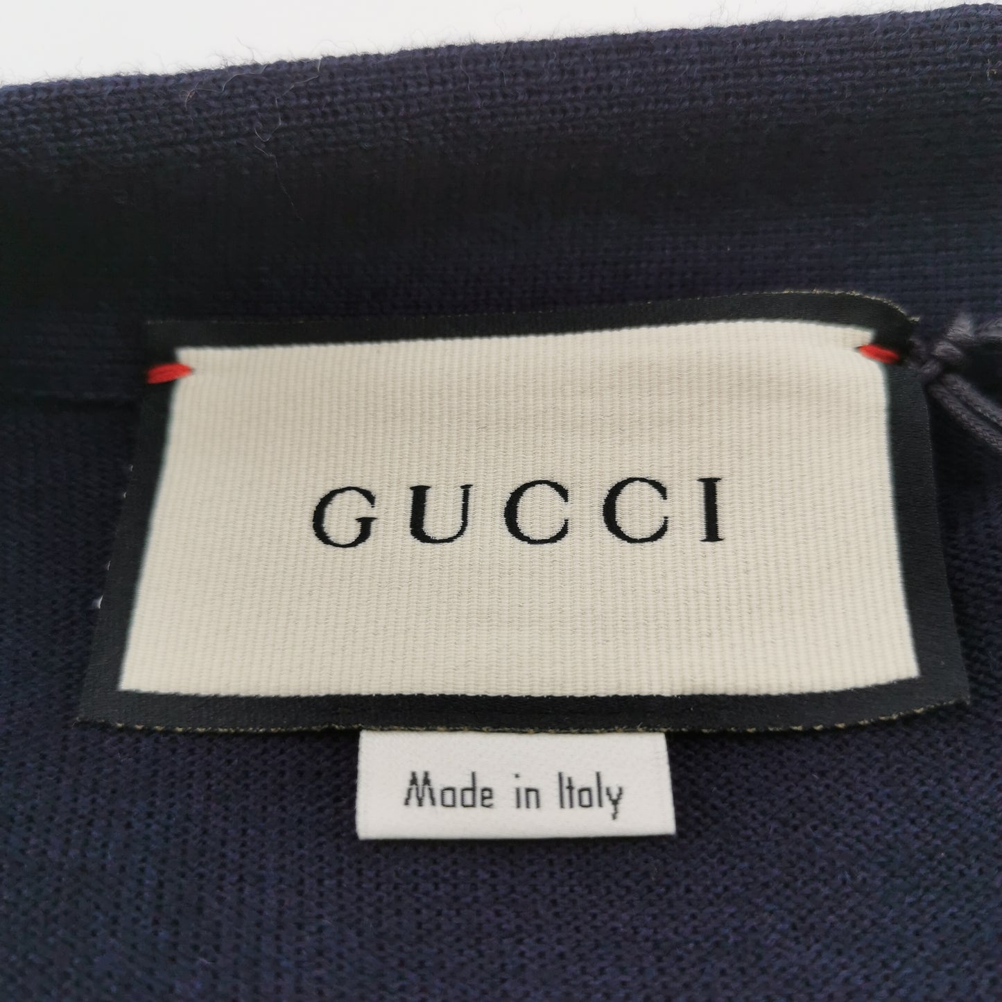 Gucci S Wool Solid V-Neck Long-Sleeve Cardigan