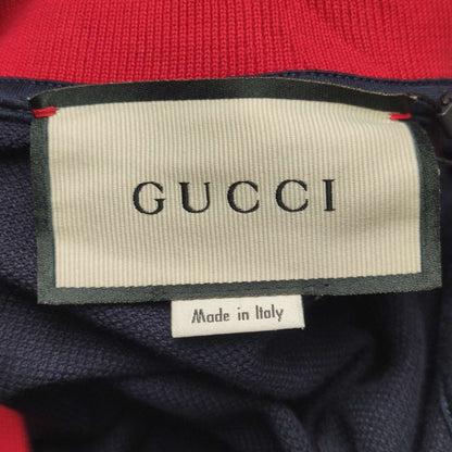 Gucci M Cotton Colorblock Collar Polo Shirt