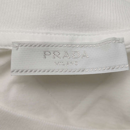 Prada M White Long Sleeve Graphic T-Shirt