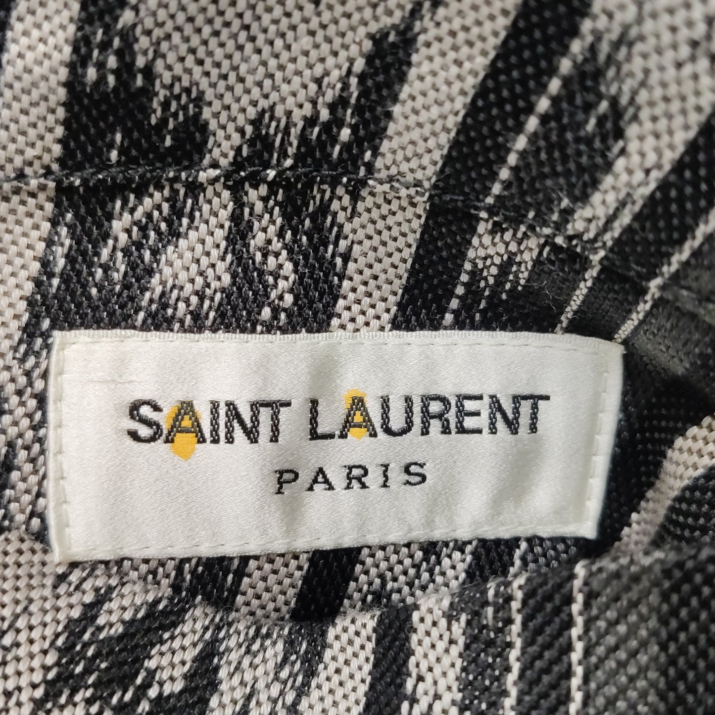 Saint Laurent Striped Zip-Front Bomber Jacket