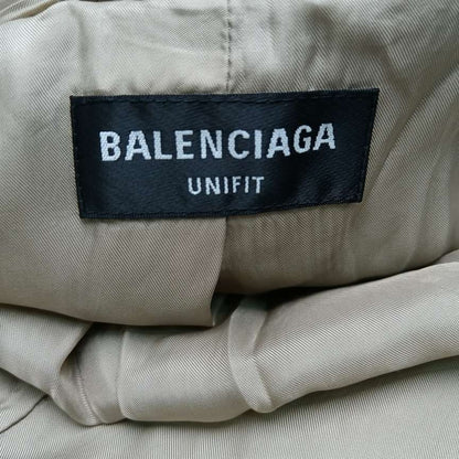 Balenciaga XS Cotton Solid Long-Sleeve Trench Coat