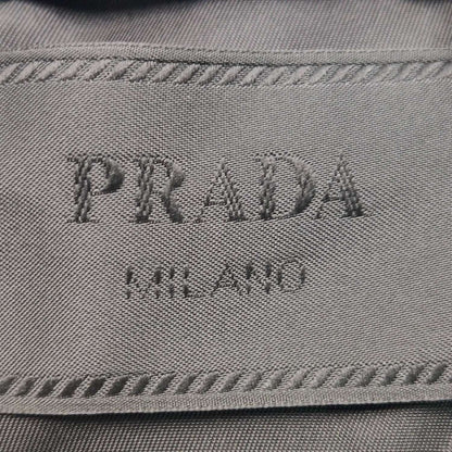 Prada XXL Zip-Front Triangle Logo Jacket