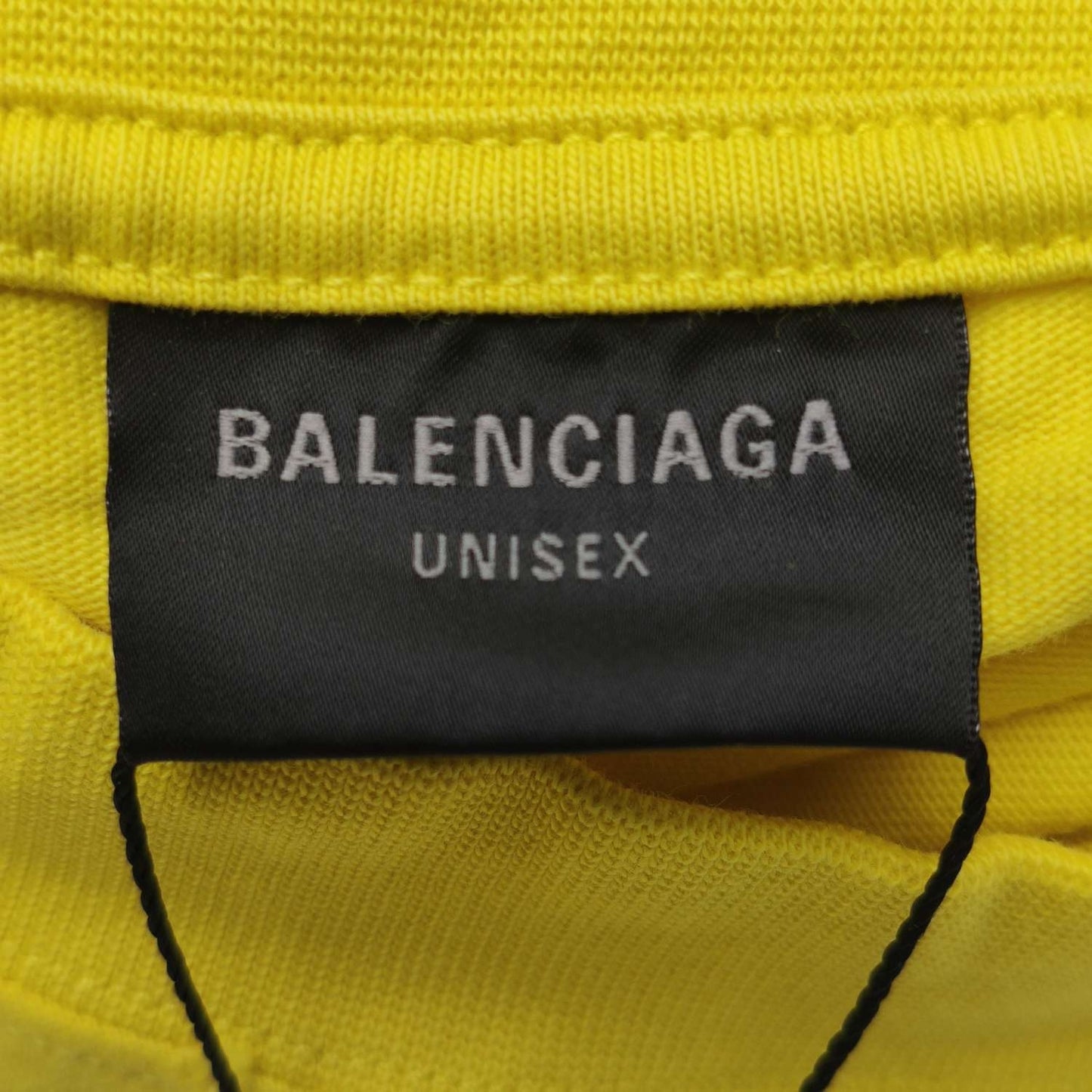 Balenciaga Yellow Flame Logo T-Shirt L