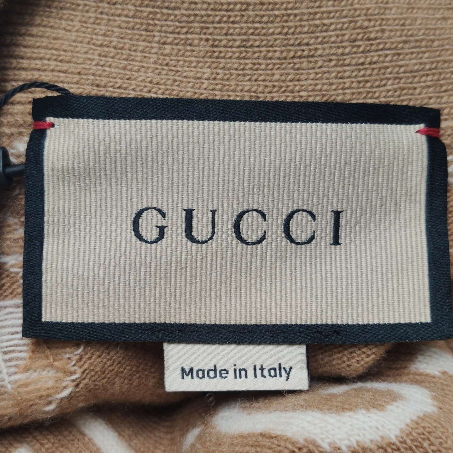 Gucci Wool GG Monogram V-Neck Cardigan S