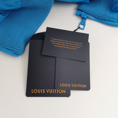 Louis Vuitton Quilted Zip Jacket Blue M