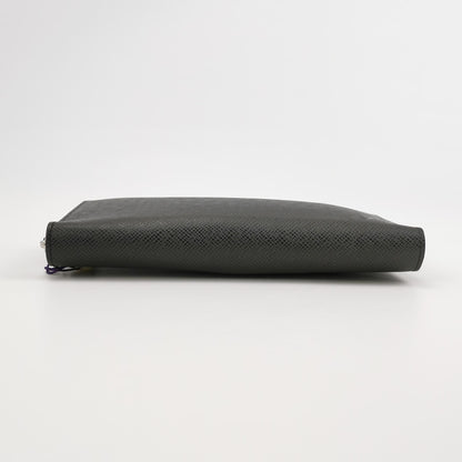 Louis Vuitton Baikal Solid Calfskin Zip Clutch