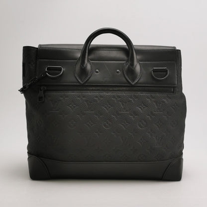 Louis Vuitton Steamer Black Embossed Crossbody Bag